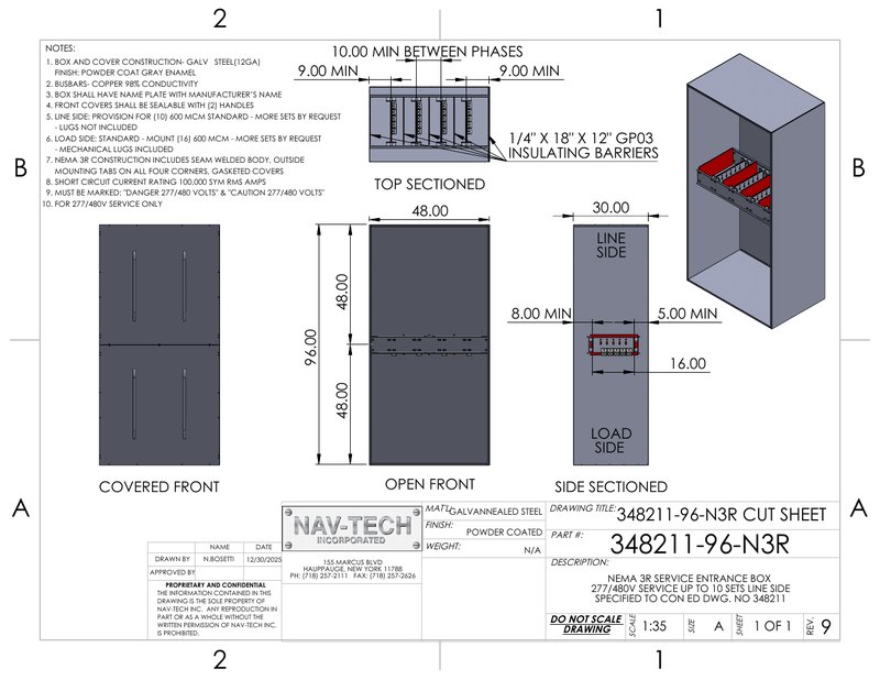 348211-96-N3R - Copper Detail Boxes