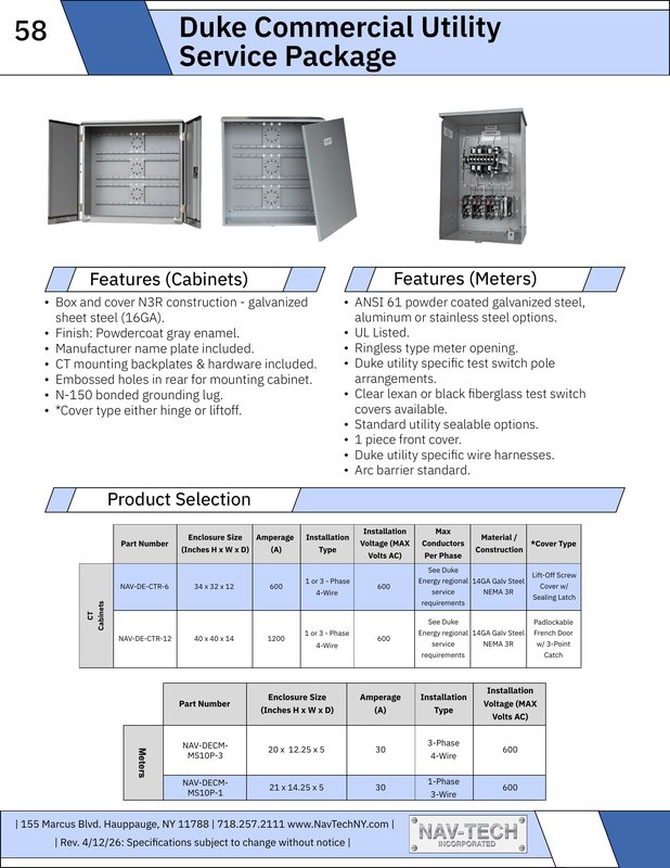 Duke Commercial Utility Service Package - CT Cabinets
