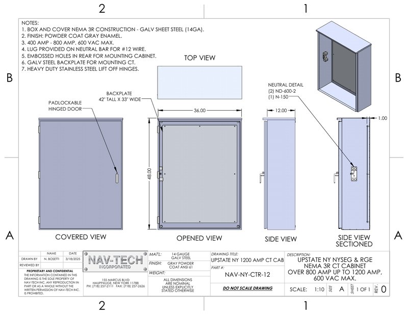 NAV-NY-CTR-12 - CT Cabinets