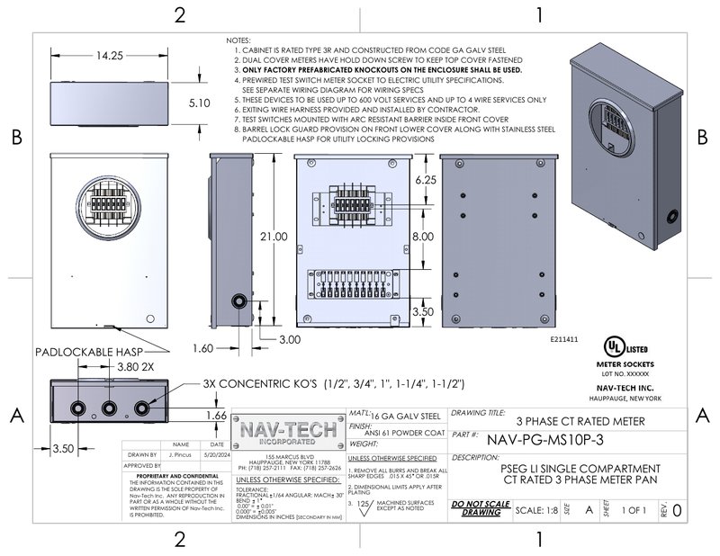 NAV-PG-MS10P-3 - Meters