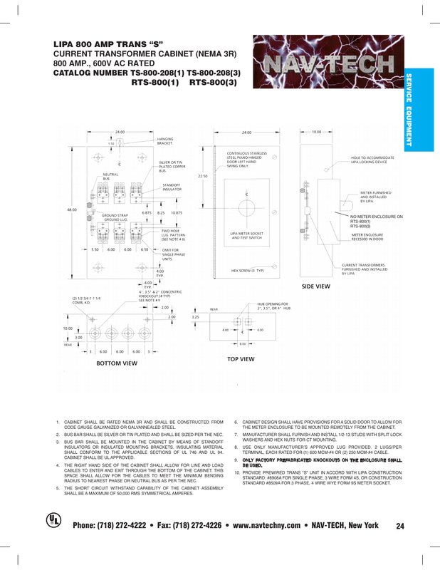 PSEG TS800-208-3 & TS800-208-1 - Trans-Sockets